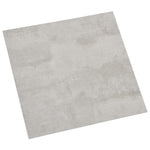 Listoni Pavimenti Autoadesivi 55 pz in PVC 5,11m Grigio Chiaro