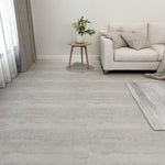 Listoni Pavimenti Autoadesivi 55 pz in PVC 5,11m Grigio Chiaro