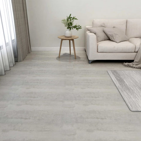 Listoni Pavimenti Autoadesivi 55 pz in PVC 5,11m Grigio Chiaro