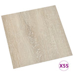 Listoni per Pavimenti Autoadesivi 55 pz in PVC 5,11 m Beige