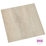 Listoni per Pavimenti Autoadesivi 55 pz in PVC 5,11 m Beige