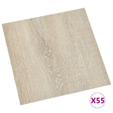 Tavole per Pavimenti 55 pcs Beige 5,11 m PVC