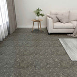 Tavole per Pavimenti 5,11 m 55 pcs PVC Grigio e Bianco