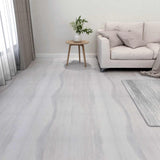 Tavole per Pavimenti 5,11 m 55 pcs PVC Bianco e Grigio Chiaro