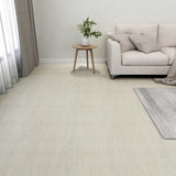 Tavole per Pavimenti 5,11 m 55 pcs PVC Bianco Crema