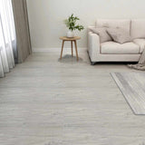 Tavole per Pavimenti 5,11 m 55 pcs PVC Grigio e Legno