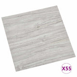 Tavole per Pavimenti 5,11 m 55 pcs PVC Grigio e Legno