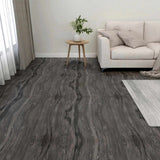 Tavole per Pavimenti 55 pcs Grigio scuro 5,11 m PVC