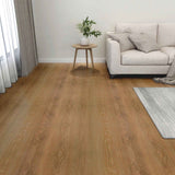 Tavole per Pavimenti 55 pcs Marrone 5,11 m PVC