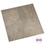 Listoni per Pavimenti Autoadesivi 55 pz in PVC 5,11 m Grigi