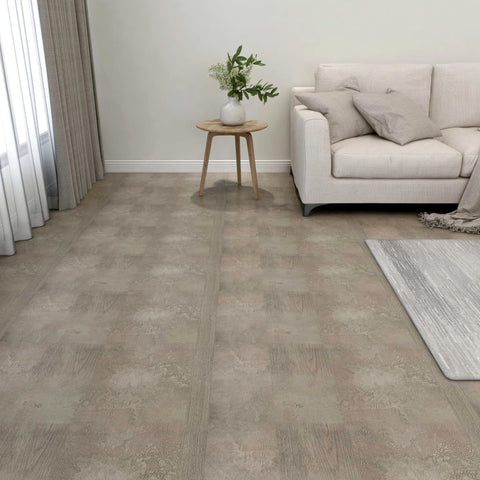 Listoni per Pavimenti Autoadesivi 55 pz in PVC 5,11 m Grigi