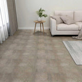 Tavole per Pavimenti 5,11 m 55 pcs PVC Marrone scuro e Grigio