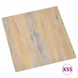 Tavole per Pavimenti 5,11 m 55 pcs PVC Marrone e Grigio