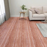 Tavole di Pavimento 55 pcs Rosso 5,11 m PVC
