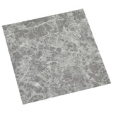 Listoni Pavimenti Autoadesivi 55 pz PVC 5,11 m Grigio Cemento