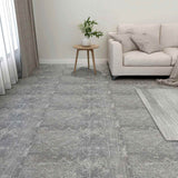 Tavole per Pavimenti 55 pcs Grigio Cemento 5,11 m PVC