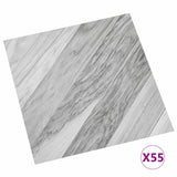 Tavole per Pavimenti 55 pcs Grigio 5,11 m PVC