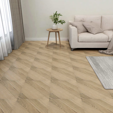 Listoni Pavimenti Autoadesivi 55 pz PVC 5,11 m Marroni Rigati