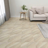 Tavole per Pavimenti 55 pcs Beige 5,11 m PVC