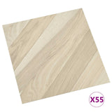 Tavole per Pavimenti 55 pcs Beige 5,11 m PVC