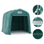 Tenda Garage in PVC 1,6x2,4 m Verde