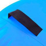 Rullo da Ginnastica Gonfiabile con Pompa 120x75 cm in PVC Blu