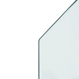 Lastra in Vetro per Caminetto Esagonale 120x60 cm