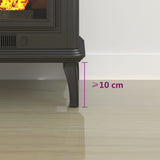 Lastra in Vetro per Caminetto 100x50 cm