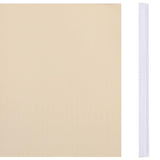 Recinzione Frangivento da Giardino PVC 35x0,19 m Crema