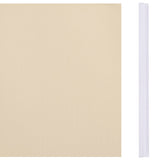 Recinzione Frangivento da Giardino PVC 70x0,19 m Crema