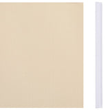 Recinzione Frangivento 4 pz in PVC 35x0,19 m Crema