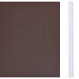 Recinzione Frangivento da Giardino PVC 35x0,19 m Marrone