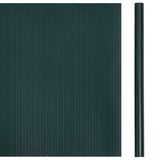 Recinzione Frangivento da Giardino PVC 35x0,19 m Verde Opaco