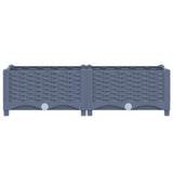 Fioriera Rialzata 80x40x23 cm in Polipropilene