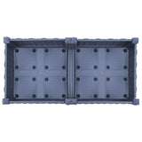Fioriera Rialzata 80x40x23 cm in Polipropilene