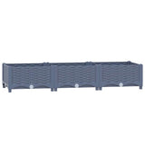 Fioriera Rialzata 120x40x23 cm in Polipropilene