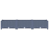 Fioriera Rialzata 120x40x23 cm in Polipropilene