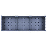 Fioriera Rialzata 120x40x23 cm in Polipropilene