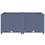 Fioriera Rialzata 80x80x38 cm in Polipropilene