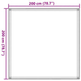 Tappeto da Tenda 200x200 cm Antracite