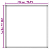 Tappeto da Tenda 200x200 cm Antracite