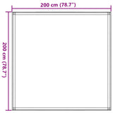 Tappeto da Tenda 200x200 cm Verde Scuro