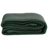 Tappeto da Tenda 400x400 cm Verde Scuro in HDPE