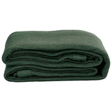 Tappeto da Tenda 400x800 cm Verde Scuro in HDPE