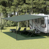 Tappeto da Tenda 400x800 cm Verde Scuro in HDPE