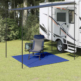 Tappeto da Tenda 250x250 cm Blu in HDPE