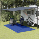 Tappeto da Tenda 250x450 cm Blu