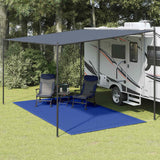 Tappeto da Tenda 250x450 cm Blu