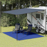 Tappeto da Tenda 300x400 cm Blu in HDPE