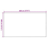 Tappeto da Tenda 400x800 cm Blu in HDPE